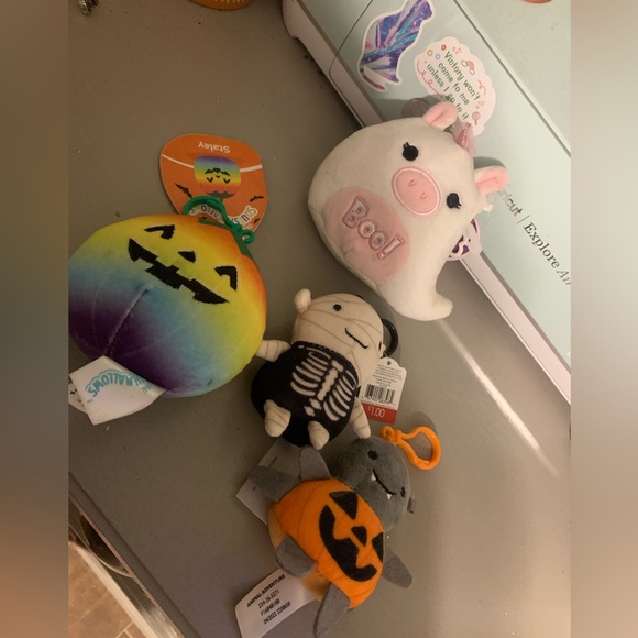 halloween squishmallow clip bundle stuffed plush target bullseye halloween set - Picture 1 of 3